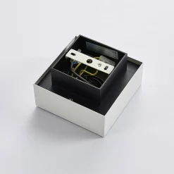 spotlight Vince, 14 x 14 cm, hvid/krom, metal, GU10^Arcchio Hot