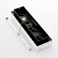 Arcchio spotlight Vince, 47 cm, 4 lyskilder, hvid/sort, GU10