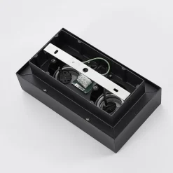 Arcchio spotlight Vince, 25 cm, sort, metal, GU10