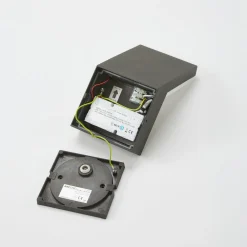 udendørs LED-væglampe Yolena, sensor, antracit, aluminium^Arcchio Discount