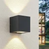 Arcchio Væglamper>udendørs LED-væglampe Tassnim, 12 cm, antracit, IP65