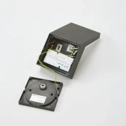 Arcchio udendørs LED-væglampe Yolena, antracit, aluminium, 21 cm