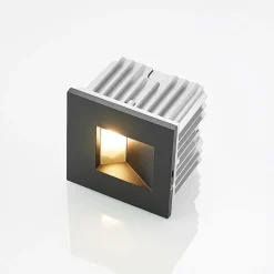 vægindbygningslampe Zamo, G9, sort, 12 cm, IP65^Arcchio Sale