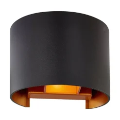 væglampe Zuzana, rund, sort, G9, 13 cm bred^Arcchio Clearance