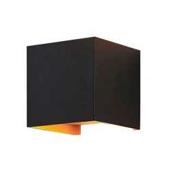 væglampe Zuzana, sæt med 2, sort-guld, G9, 10 cm^Arcchio Best