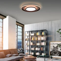 JUST LIGHT. GmbH Arenda LED-loftlampe, Ø 60 cm, RGB/CCT, kan dæmpes