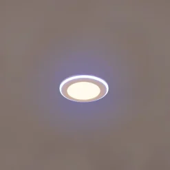 Trio Lighting Argus LED-downlight RGBW fjernbet Ø8cm hvid