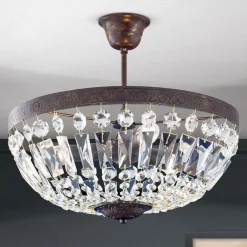 ORION Loftlamper>Arila loftlampe, krystalkæder, Ø 40 cm