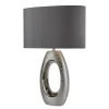 Searchlight Bordlamper>Artisan bordlampe med stofskærm