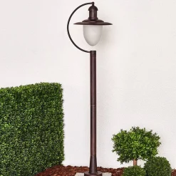 Lucide Aruba vejlampe, rustbrun