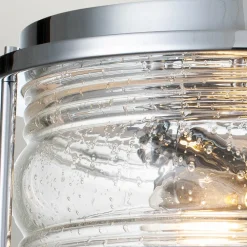 KICHLER Loftlamper>Ashland Bay loftlampe til bad, Ø 30,5 cm, krom