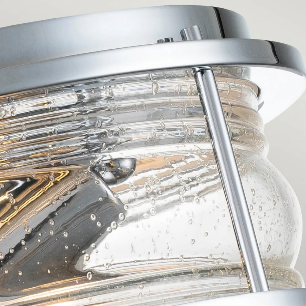 KICHLER Loftlamper>Ashland Bay loftlampe til bad, Ø 30,5 cm, krom