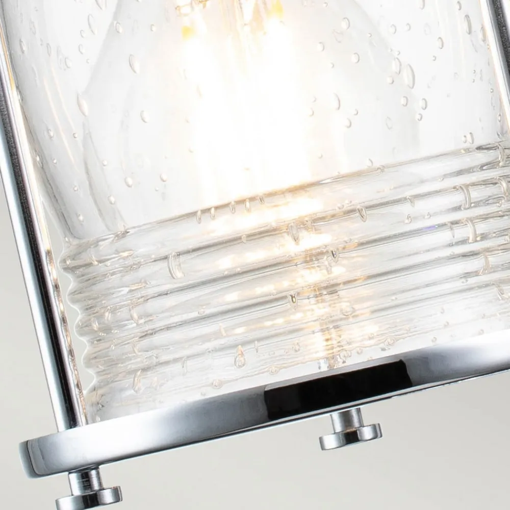 KICHLER Væg- Og Spejllamper>Ashland Bay væglampe til badeværelset, 2 lk, krom