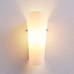 Aurora - elegant væglampe med glasskærm^Lindby