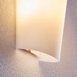 Aurora - elegant væglampe med glasskærm^Lindby