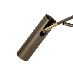 Luminex Axion loftlampe, 3 lyskilder, titanfarvet, stål