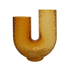 Arura-vase, ravfarvet, højde 40 cm, bredde 34 cm, glas^AYTM Online