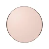 Circum-spejl, rosafarvet, Ø 70 cm, glas, MDF-træ^AYTM New