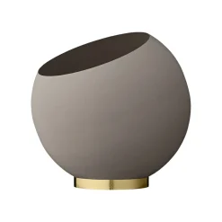 Globe urtepotte, Ø 37 cm, gråbrun, aluminium, stål^AYTM Discount