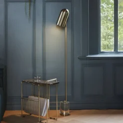 Gulvlampe Luceo, guld^AYTM New