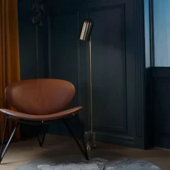 Gulvlampe Luceo, guld^AYTM New