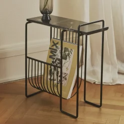 Magasinholder Sino, sidebord, sort^AYTM Best