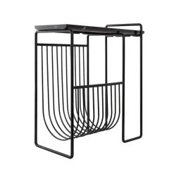 Magasinholder Sino, sidebord, sort^AYTM Best