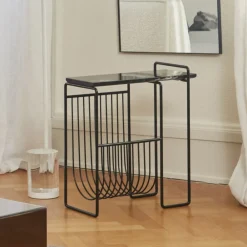 Magasinholder Sino, sidebord, sort^AYTM Best