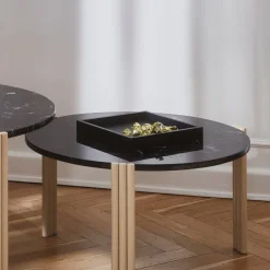 AYTM Møbel Og Interiør>Unity-bakke, sort, længde 35 cm, bredde 35 cm, træ