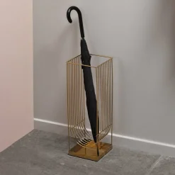 AYTM -paraplyholder Curva, guldfarvet, højde 56 cm, stål