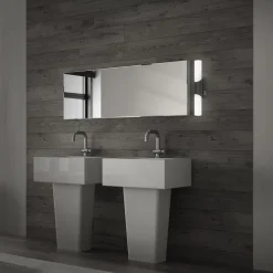 Badeværelses- og spejllampe Klak Brilo, sort, 32 cm^Briloner Sale