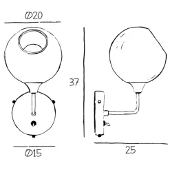 DESIGN BY US Væglamper><noscript><img width=