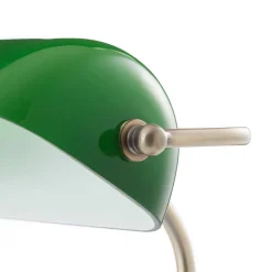 Bankers klassisk bordlampe 42 cm grøn^Markslöjd Clearance