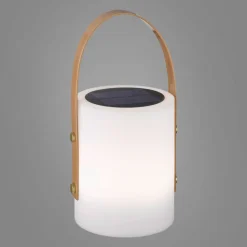 Bari LED-bordlampe, solcelle, RGB-farveskift^FH Lighting Online