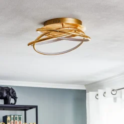 Barna - en gylden designet LED loftlampe^Globo Outlet