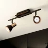 EGLO Loftlamper|Spotlights>Barnham LED loftspot, længde 39,5 cm, sort/kobber