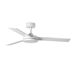 FARO BARCELONA Barth LED-loftventilator med lys, hvid