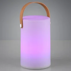 Reality Leuchten Batteridreven dekolampe Aruba til udendørs RGB