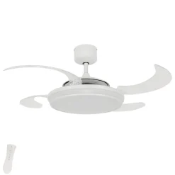 Beacon LED-loftventilator Fanaway Evo 1 hvid 121 cm støjsvag^Beacon Lighting New