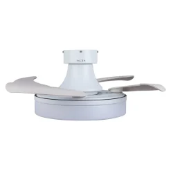 Beacon LED-loftventilator Fanaway Orbit hvid Ø 91 cm støjsvag^Beacon Lighting