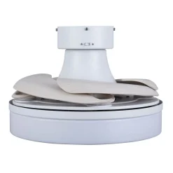 Beacon LED-loftventilator Fanaway Orbit hvid Ø 91 cm støjsvag^Beacon Lighting