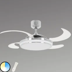 Beacon Lighting Loftventilatorer>Beacon LED-loftventilator Fanaway Evo 1, støjsvag, 121 cm