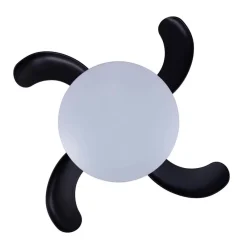 Beacon LED-loftventilator Fanaway Orbit sort 91 cm støjsvag^Beacon Lighting Hot