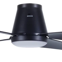 Beacon Lighting Beacon LED-loftventilator Aria CTC, sort, 122 cm, støjsvag