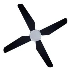 Beacon Lighting Beacon LED-loftventilator Aria CTC, sort, 122 cm, støjsvag