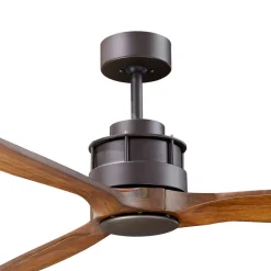 Beacon loftventilator Airfusion Akmani koa/bronze lydløs^Beacon Lighting Outlet