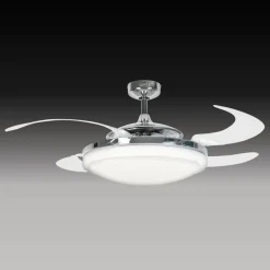 Beacon Lighting Loftventilatorer>Beacon loftventilator Fanaway Evo 2 med lys krom lydløs