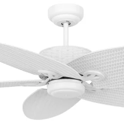 Beacon loftventilator Fijian II, hvid, Ø 132 cm, støjsvag^Beacon Lighting