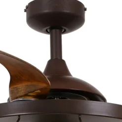 Beacon Lighting Beacon loftventilator lys Fanaway Industri brun stille