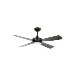 Beacon loftventilator med lys Slipstream, sort, støjsvag^Beacon Lighting Sale